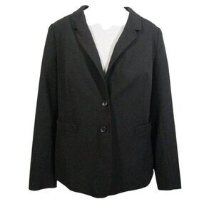 The Limited Black Collection 2 Button Black Blazer Womens Size 10 Lined Career